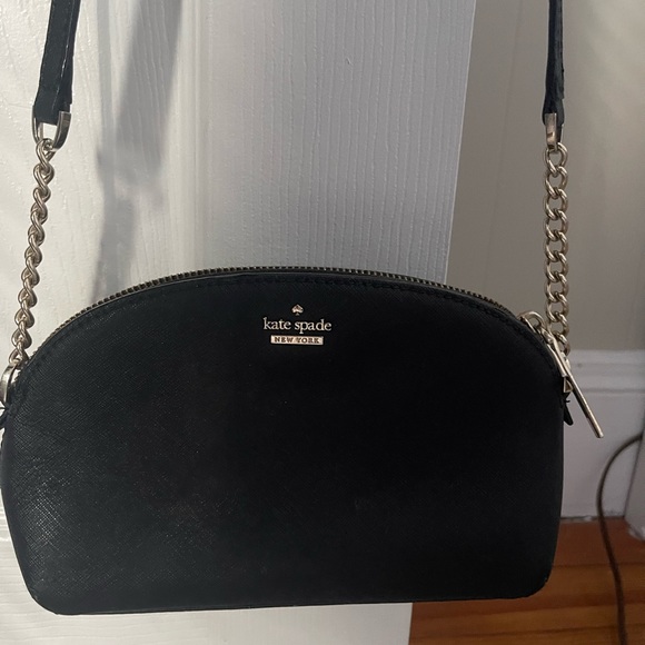 kate spade Handbags - Small Black Leather Kate Spade Crossbody Bag